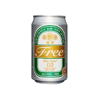 【台酒】金牌FREE啤酒風味飲料 330mlx24/入(無酒精啤酒)