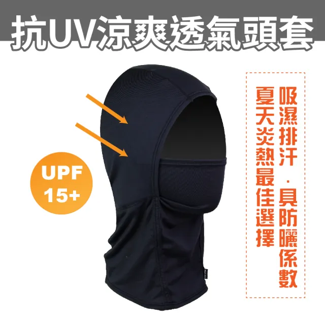 【WellFit】抗UV涼爽透氣防曬頭套(UPF15+)