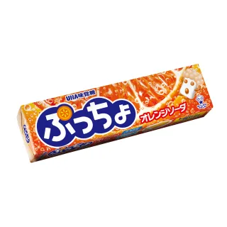 【UHA 味覺糖】普超條糖-橘子汽水味(50g)