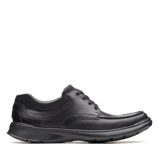 【Clarks】男鞋 Cotrell Edge 全皮面寬楦綁帶輕量休閒鞋(CLM37385C)