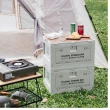 【May Shop】露營裝備收納箱 可側開萬用折疊小桌箱(創意摺疊 可當小桌)