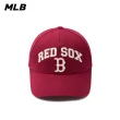 【MLB】可調式硬頂棒球帽 五分割帽 Varsity系列 波士頓紅襪隊(3ACPV033N-43WID)