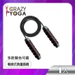 【Crazy yoga】長度可調節軸承式負重鋼絲跳繩(健身跳繩 負重跳繩 訓練跳繩 減肥 瘦身)