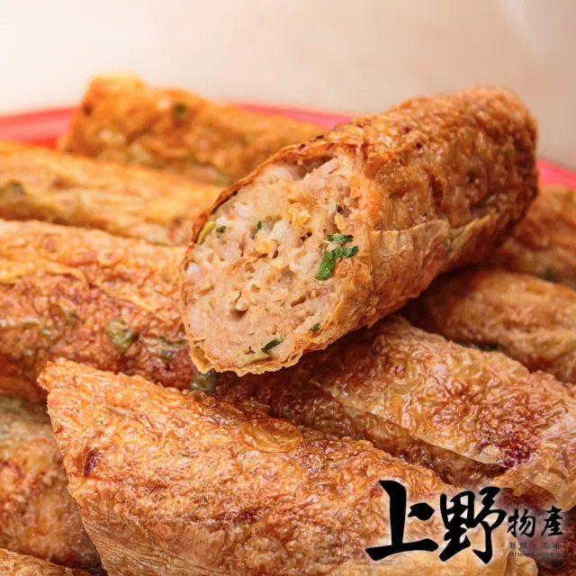 【上野物產】彰化鹿港阿益師 彈牙蝦捲 x4包(160g±10%/5條/包)