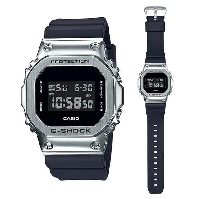 CASIO 卡西歐】經典個性數位休閒錶/G-SHOCK金屬系列(GM-5600-1) - momo