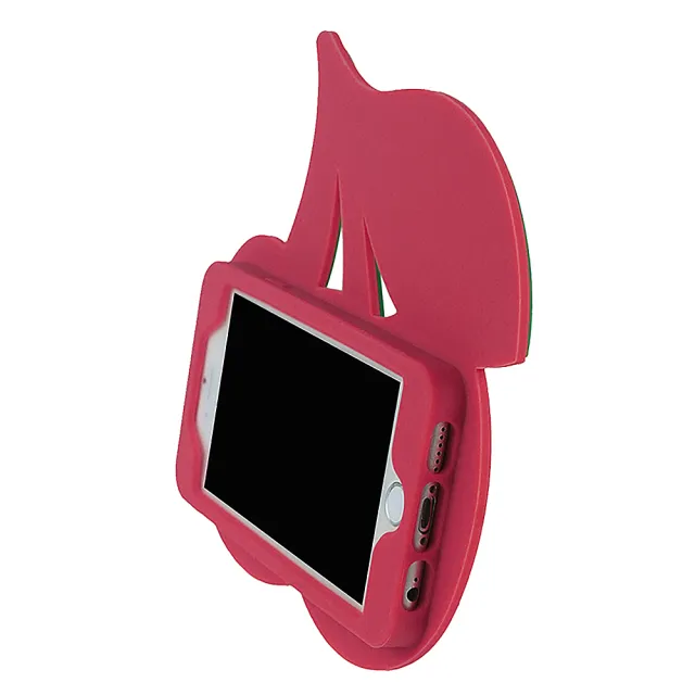 【Candies】iPhone SE2/7/8適用4.7吋立體櫻桃手機殼(紅)