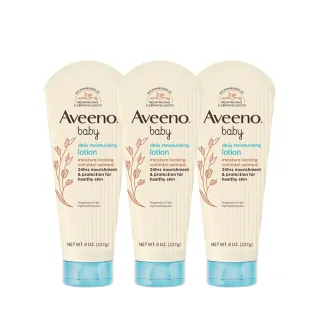 【Aveeno 艾惟諾】嬰兒燕麥保濕乳3入組(227gx3_嬰兒乳液)