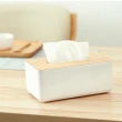 【E.City】北歐風平口木蓋質感紙巾盒(桌面收納最佳幫手)