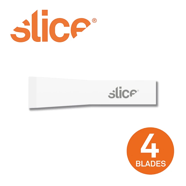 【SLICE】陶瓷筆刀替刃-寬鑿刀型 4入組(10534)