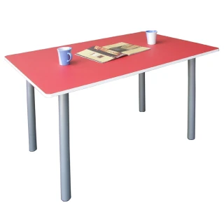 【美佳居】桌面(深60x寬120/公分)工作桌/書桌/電腦桌/會議桌(紅白色)