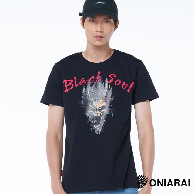 【BLUE WAY】BlackSoul爆裂鬼印花短TEE-鬼洗(其他規格)