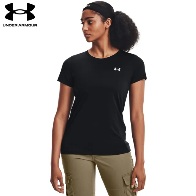 【UNDER ARMOUR】UA 女 Tech短T-Shirt_1277207-001(黑)