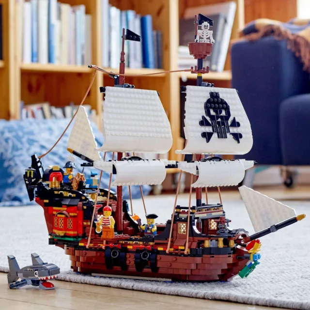 【LEGO 樂高】創意百變系列3合1 31109 海盜船(海盜玩具 模型拼砌)