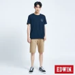 【EDWIN】男裝 JERSEYS 涼感寬鬆EJ3迦績短褲(灰卡其)