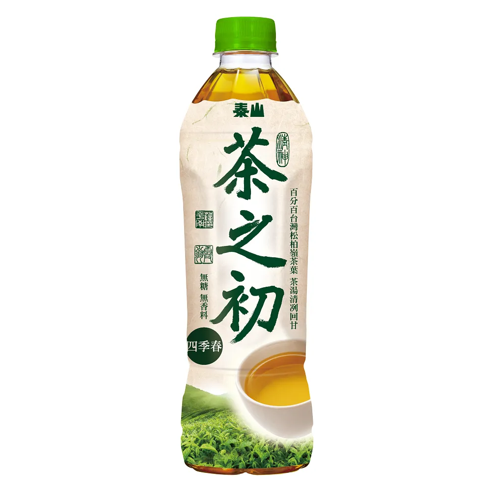 【泰山】茶之初台灣四季春535ml(24入/箱)