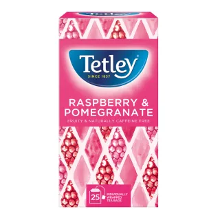 【Tetley泰特利】紅石榴莓果茶25入x1盒(花草茶)