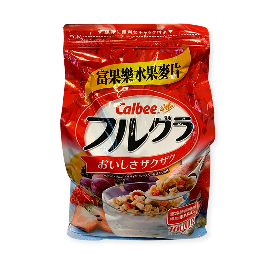 【美式賣場】Calbee 卡樂比 富果樂 水果早餐麥片(1公斤)