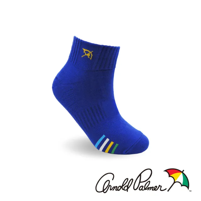 【Arnold Palmer】1/2加大簡約休閒短襪-藍(短襪/加大襪/男襪/中性襪/休閒襪)
