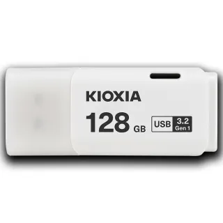 【KIOXIA 鎧俠】U301 USB3.2 Gen1 128GB 隨身碟 白