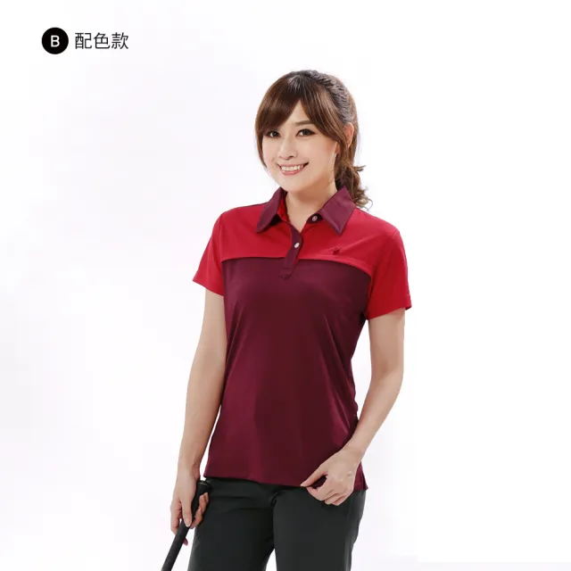【遊遍天下】二件組女款抗UV防曬涼感吸濕排汗機能POLO衫(M-5L)