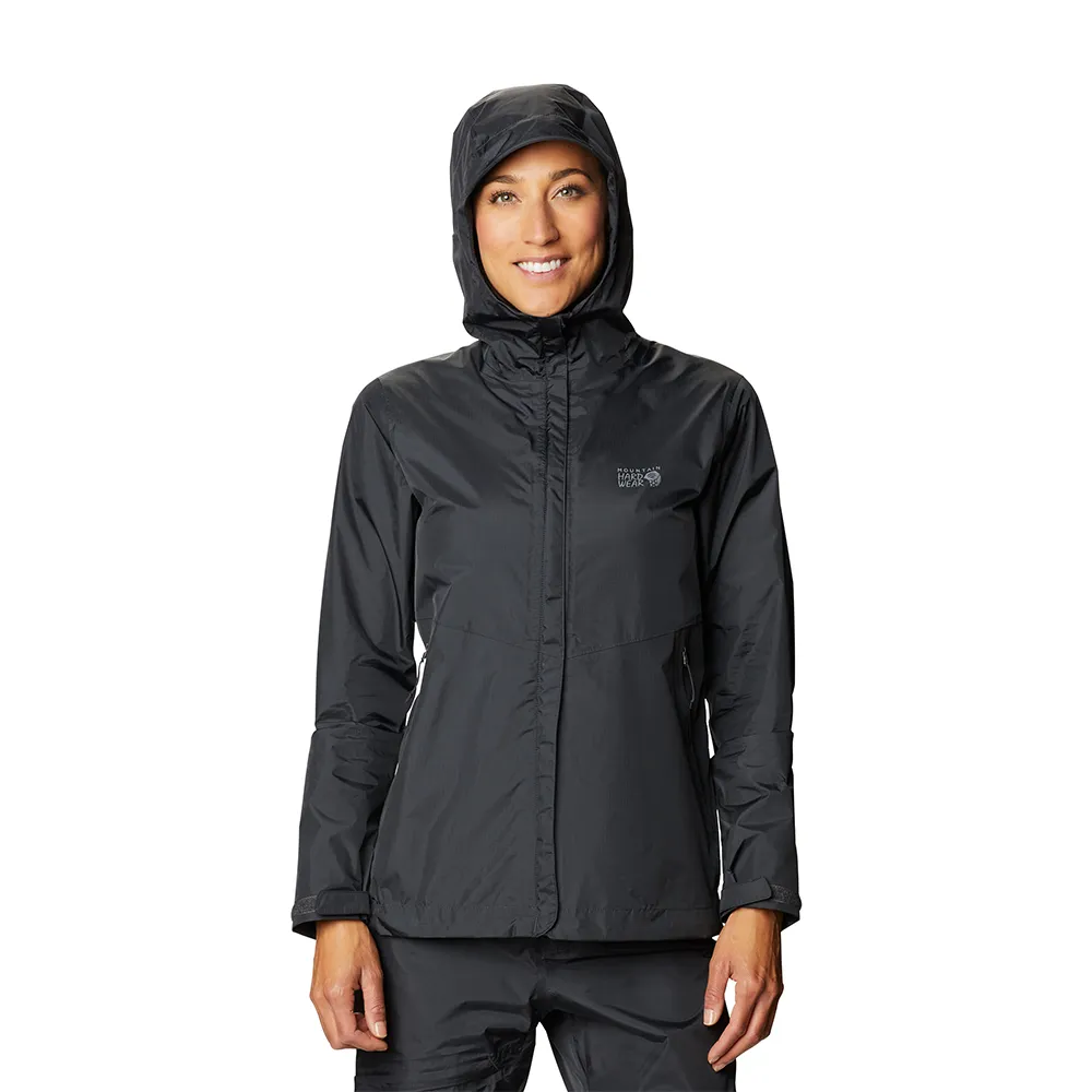 【Mountain Hardwear】Acadia Jacket 輕量防水外套 女款 深風暴灰 #1874551(網路限定款)