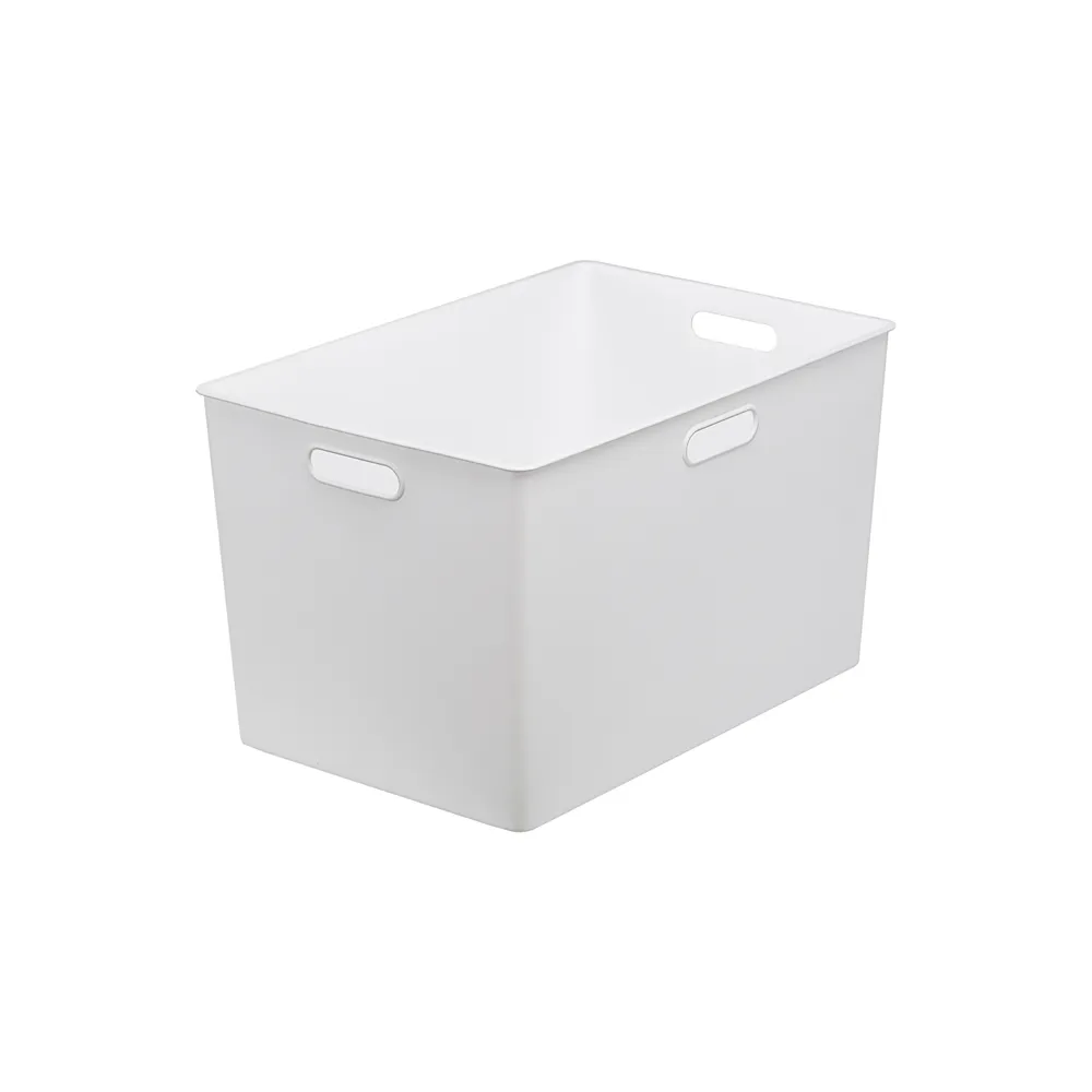 【KEYWAY 聯府】4入組合-喜多儲物盒L+XL 白(附蓋 堆疊收納 整理盒 置物盒 MIT台灣製造)