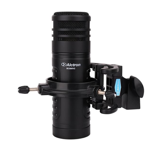 ALCTRON BC800V2 是一款高品質桌上型動圈式麥克風,適合電腦錄音、線上會議及專業語音應用。有線設計確保穩定傳輸,黑色系外觀簡約大方。配件包含防風罩、防震架、防潮皮袋及說明書、保修卡,中國製造,提供1年保固。無論是直播、播客或會議通話,都能提供清晰音質,提升您的語音體驗。 ALCTRON BC800V2