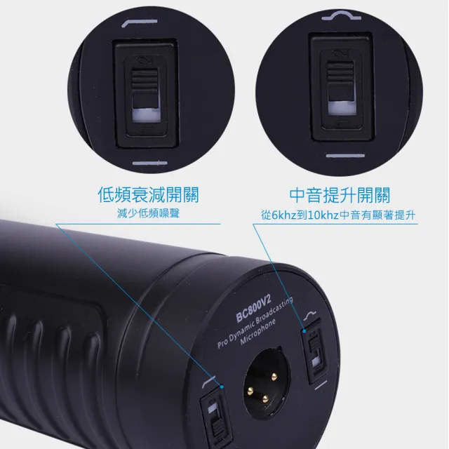 【ALCTRON】BC800V2 動圈錄音直播麥克風(原廠公司貨 商品保固有保障)