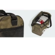 【adidas 愛迪達】包包 Essentials Duffle Medium 男女款 綠 健身包 行李袋 雙拉鍊 愛迪達(HR5350)