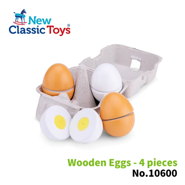 【New Classic Toys】盒裝雞蛋切切樂4顆(10600)