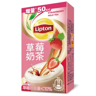 【立頓】草莓奶茶300mlx6入/組