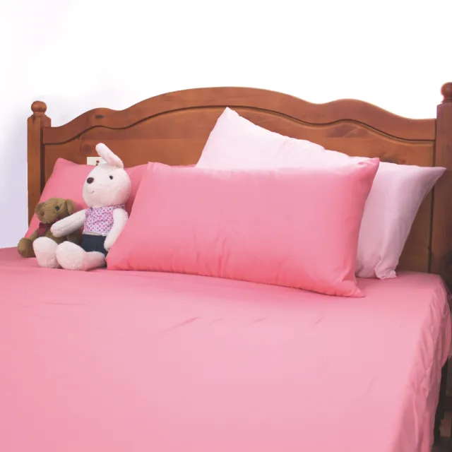 【charming】高密度雪絲絨床包枕套三件組_台灣製/精選素色_雙人標準5x6.2尺(素色床包 雙人標準)