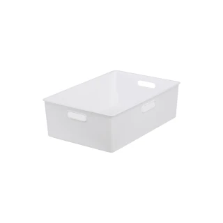 【KEYWAY 聯府】喜多儲物盒L-6入白(堆疊收納 整理盒 置物盒 MIT台灣製造)