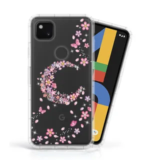 【Meteor】Google Pixel 4a 奧地利彩鑽空壓防摔手機殼(櫻月)