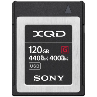【SONY 索尼】QD-G120F 120G / 120GB 440MB/S XQD G系列 高速記憶卡(公司貨 支援4K 錄影)
