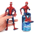 【TDL】漫威英雄蜘蛛人模型玩具公仔關節可動玩偶附展示架 689026(平輸品)