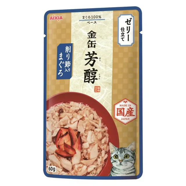 【Aixia 愛喜雅】金缶芳醇餐包 60g*24包組(貓罐頭、貓餐包、貓副食 全齡貓)