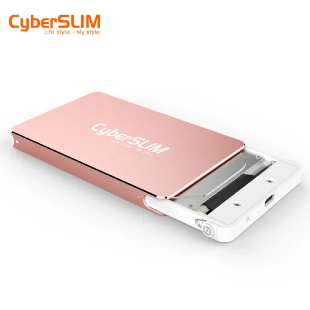 【CyberSLIM】S25U31 2.5吋硬碟外接盒 7mm Type-C USB3.1(USB3.1)