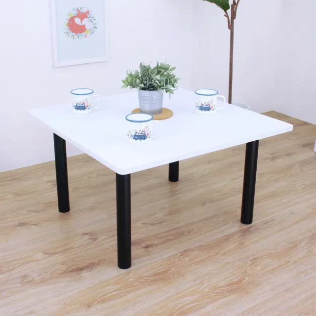 【美佳居】寬80x高45/公分-正方形和室桌/矮腳桌/餐桌/沙發前桌(四色可選)