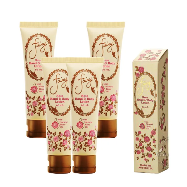 【Natures Care】Fairy玫瑰仙子護膚乳霜(4入組   60ml/條) 即期品-2027年3月到期