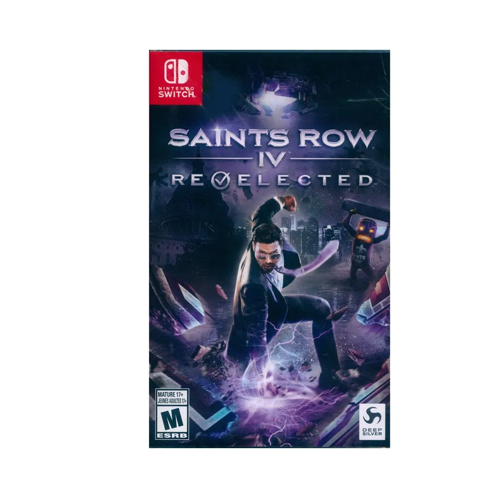 【Nintendo 任天堂】NS Switch 黑街聖徒 4：再次當選 英文美版(Saints Row IV: Re-Elected)