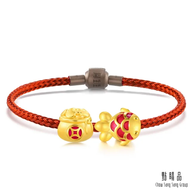 【點睛品】Charme 財運亨通 黃金串珠組