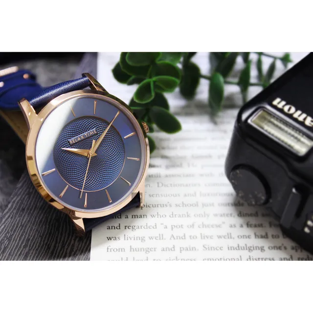 【Relax Time】Classic 經典系列手錶-藍/42mm 母親節 送禮 禮物(RT-88-3M)