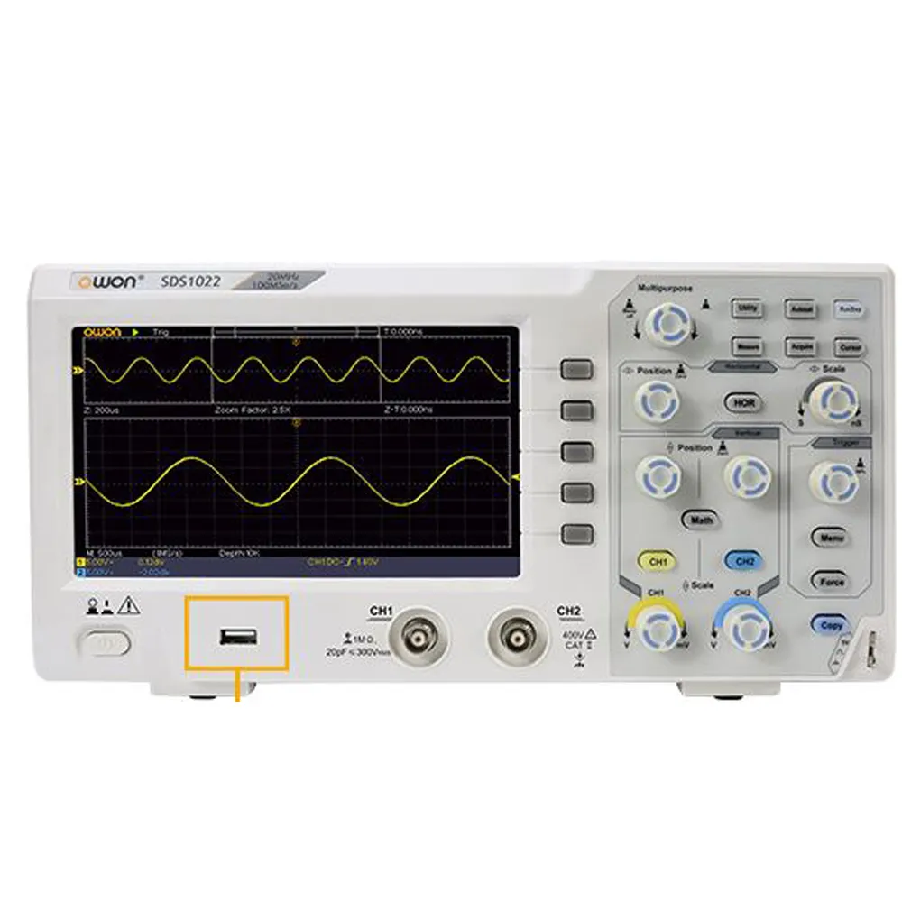 【OWON】SDS系列20MHz 基礎入門示波器 SDS1022(示波器)