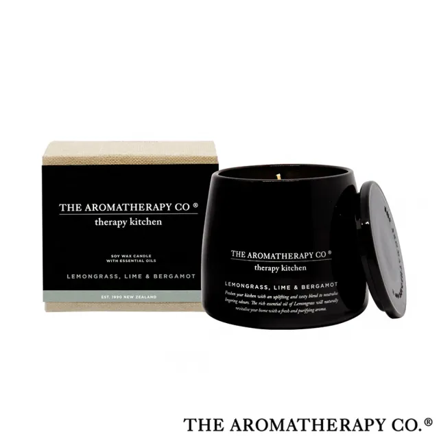 【Aromatherapy Co】Therapy Kitchen系列 Lemongrass Lime & Bergamot 檸檬草佛手柑 260g 香氛蠟燭