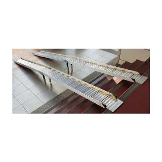 【海夫健康生活館】斜坡板專家 活動可攜帶 折疊軌道式 斜坡板 一組兩入(SZ315)