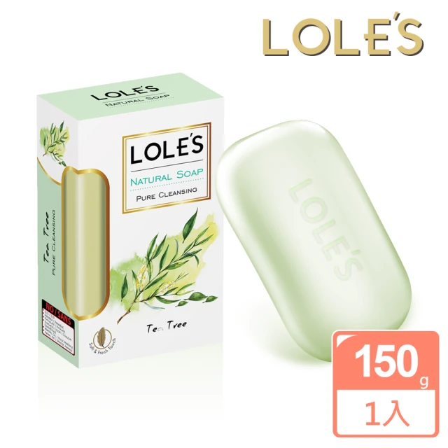 LOLE’S 茶樹溫和潔淨機能皂 150g