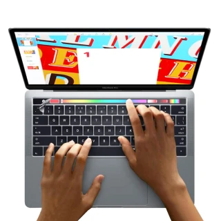 【百寶屋】新款MacBook Pro Retina 通用Touch Bar極透保護貼(A1706/A1707)