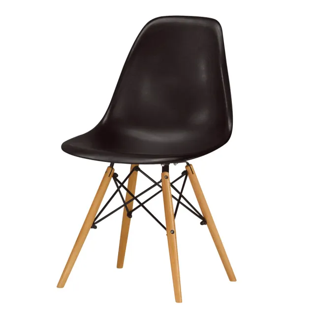【BODEN】喬克北歐復刻款餐椅經典休閒椅實木腳造型單椅-4色可選(四入組合)