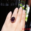 【寶石方塊】天然紫水晶戒指-春風雨露-925純銀飾
